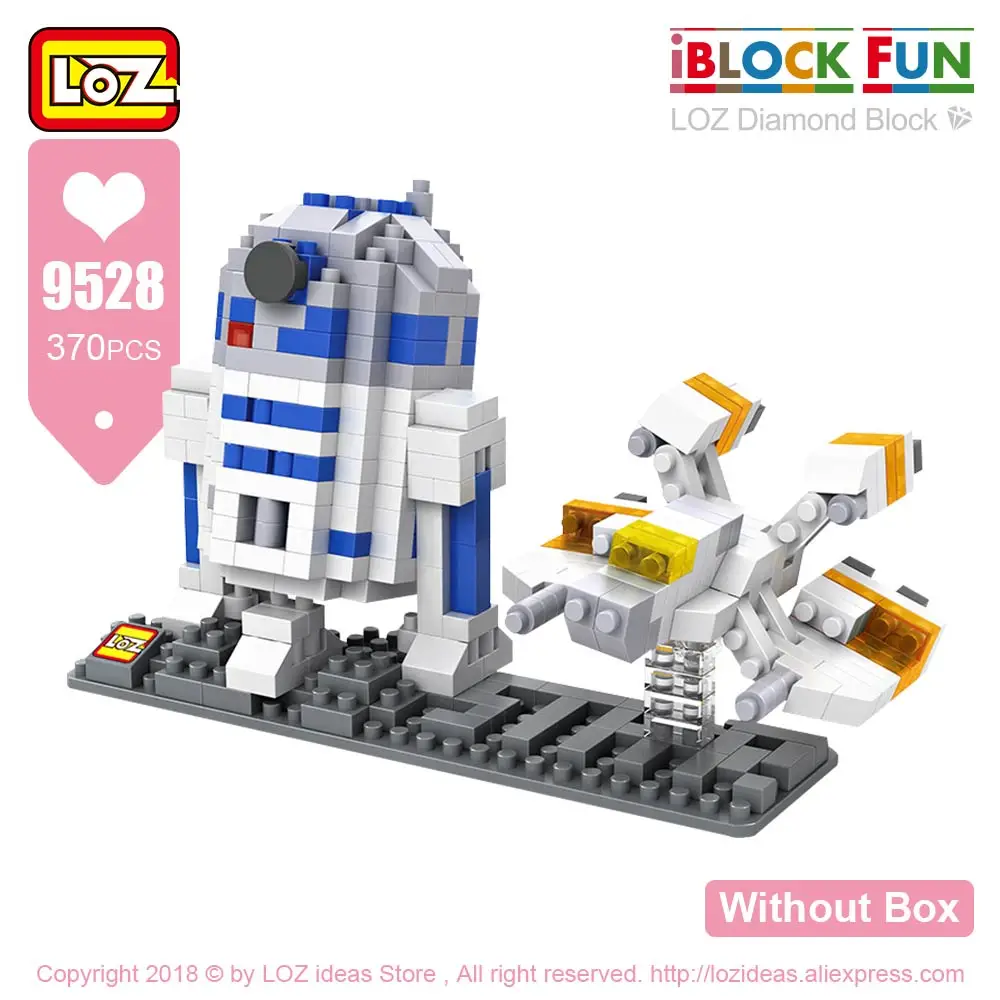 9528 Without Box LOZ, микро блоки, кубики, фигурки, игрушка, робот, набор, модель, алмазные блоки, здания, горячие игрушки, хобби, Обучающие, сделай сам - Цвет: 9528 Without Box