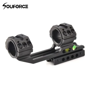 Высококачественный Тактический тяжелый двойной 3 винта диаметром 25,430 мм с пузырьковым уровнем подходит для 20 мм крепления планки Вивера для винтовки охоты