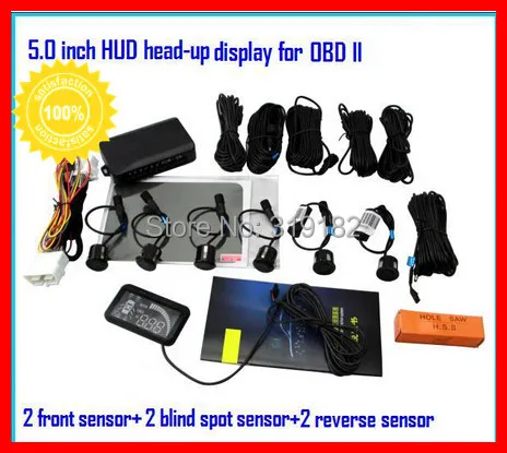 HUD парковочный сенсор 6 SystemCar Head Up Display защита от превышения скорости разъем OBD II