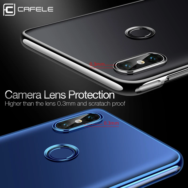 CAFELE чехол с покрытием для Xiaomi mi x 3, жесткий чехол из поликарбоната для Xiaomi mi x3, ультратонкий прозрачный глянцевый чехол s, гладкая сенсорная оболочка