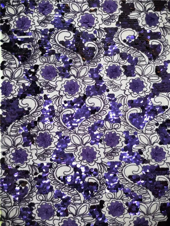 Последняя африканская 3d лента с кружевной вышивкой французский коричневый