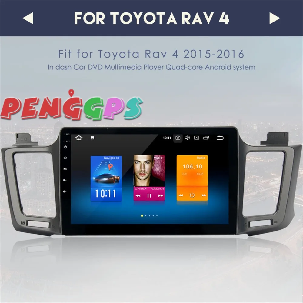 Автомагнитола 2DIN 10 2 дюйма Android 9 0 GPS для Toyota RAV4 2013 2014 2016 2015 2017 RAV 4 без автомобильного