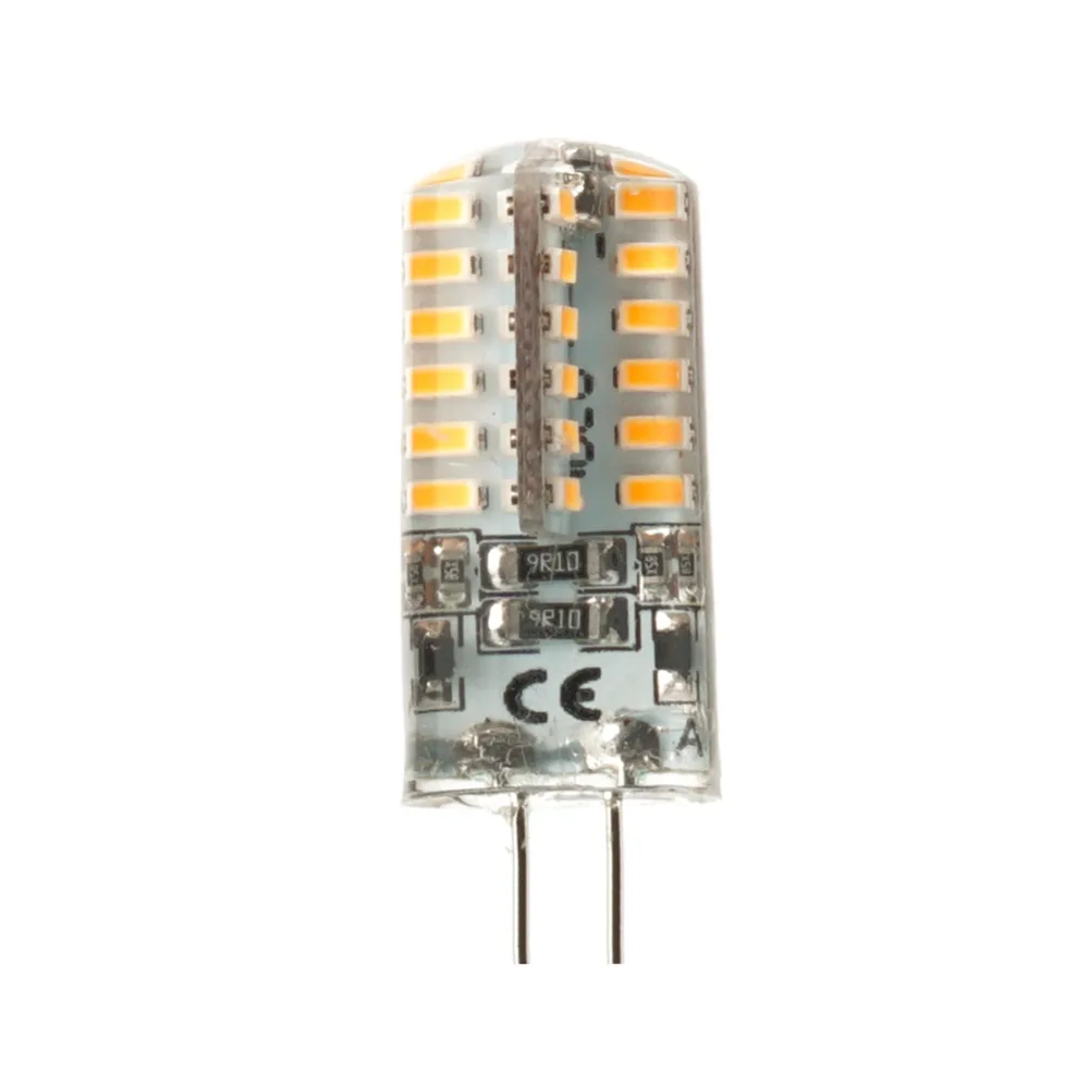 20 шт. G4 2 Вт/4 Вт Светодиодная лампа DC12V SMD3014 24/48 светодиодный теплый белый/белый