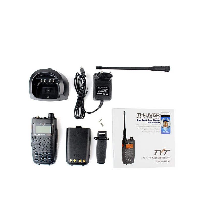 Лучшая цена трехцветный фоновый свет выбор двухдиапазонный УКВ любительский