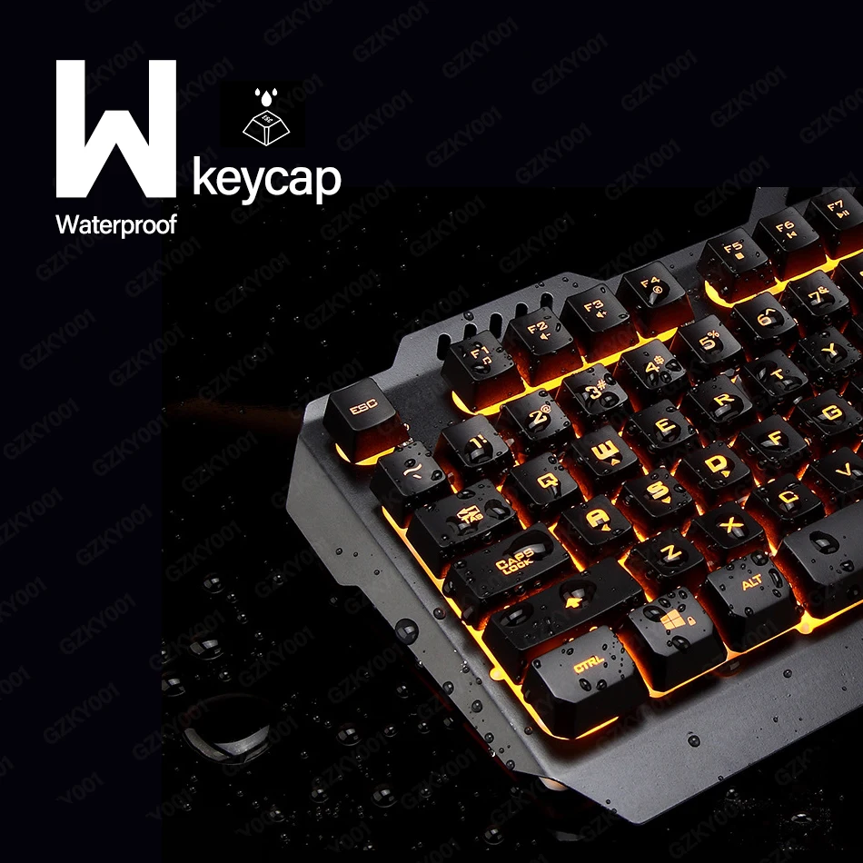 Проводная игровая клавиатура usb подсветка геймерская 104 клавиш для ПК ноутбука