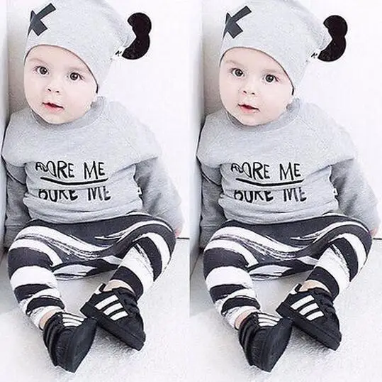 Новинка 2020 стильная осенняя одежда 3 предмета для маленьких мальчиков и девочек