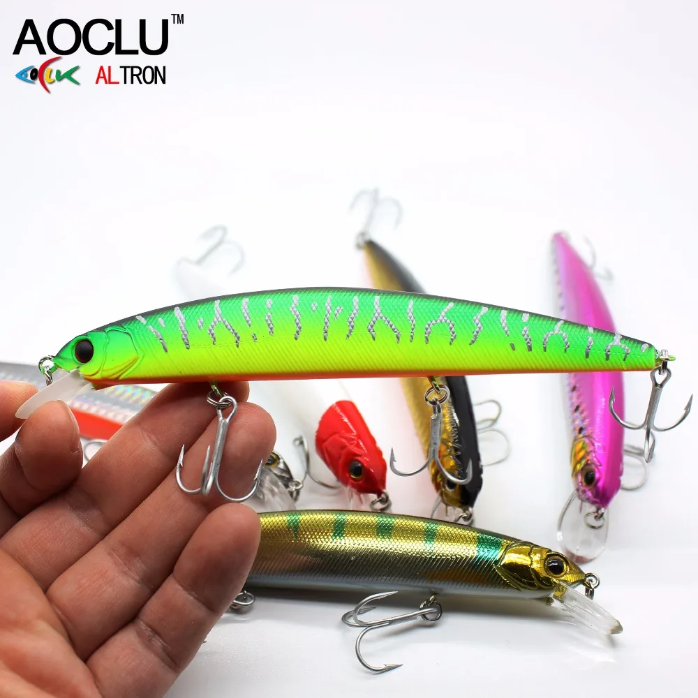 AOCLU Jerkbait воблеры 7 цветов 13 см 20 0 г жесткая приманка гольян кренк приманки для