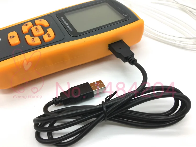 Цифровой манометр GM520 +/ 35 кПа портативный Дифференциальный Манометр USB хранение
