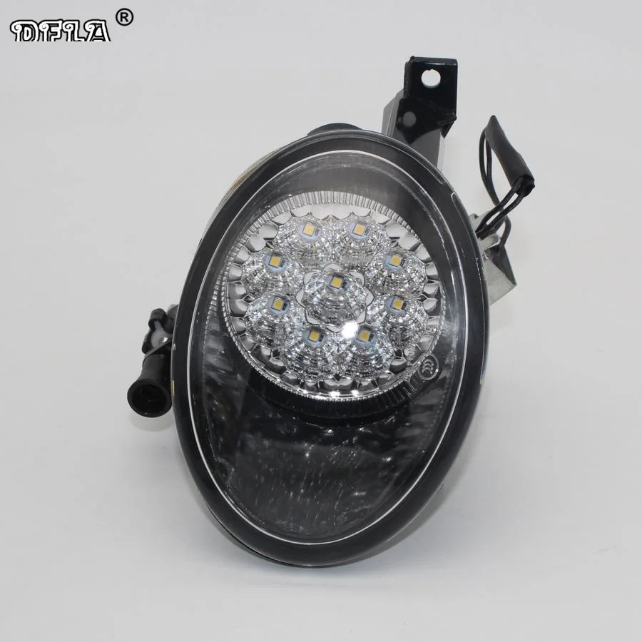 

Right Side LED Light For VW Touran MK2 Facelift 2011 2012 2013 2014 2015 Car-Styling Front Bumper 9 LED Fog Light Fog Lamp