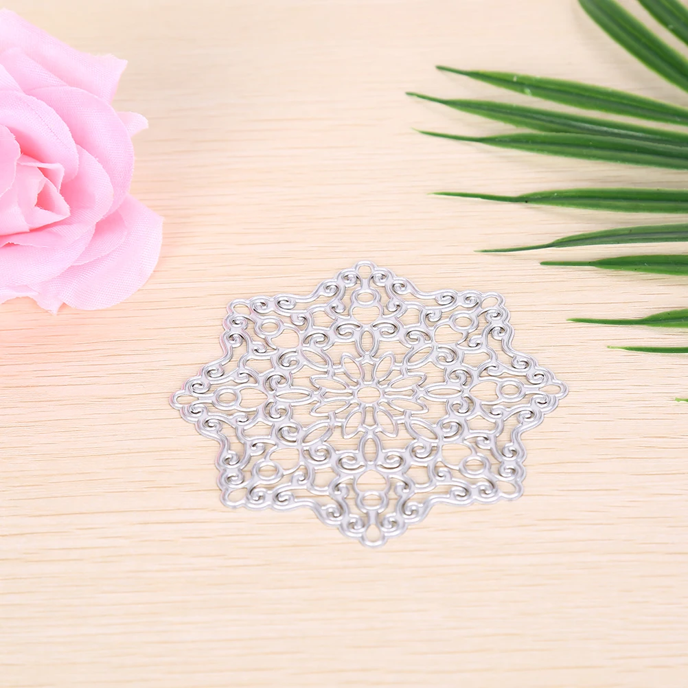 Ремесло Цветок Doily высечки металла DIY Скрапбукинг Фотоальбом Декоративные