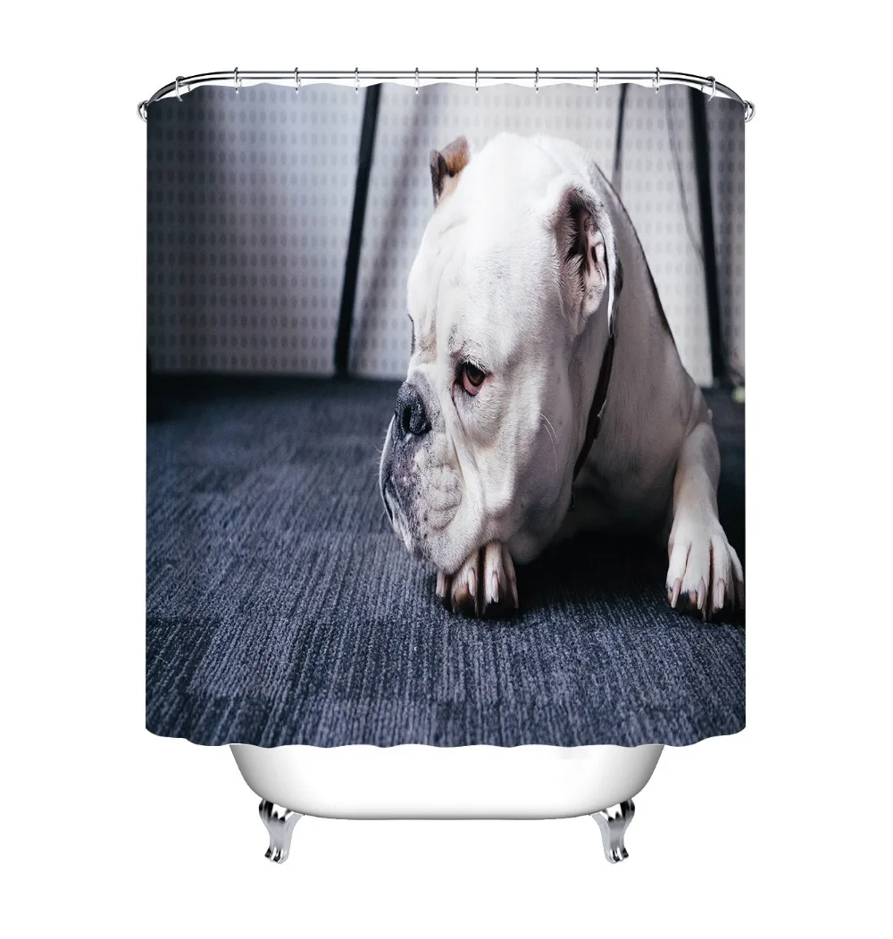 Водонепроницаемая занавеска для душа в ванную из полиэстера | Дом и сад