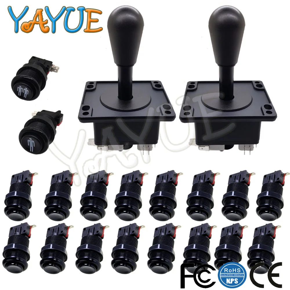 USB энкодер с нулевой задержкой аркадный набор сделай сам джойстик в стиле Happ и