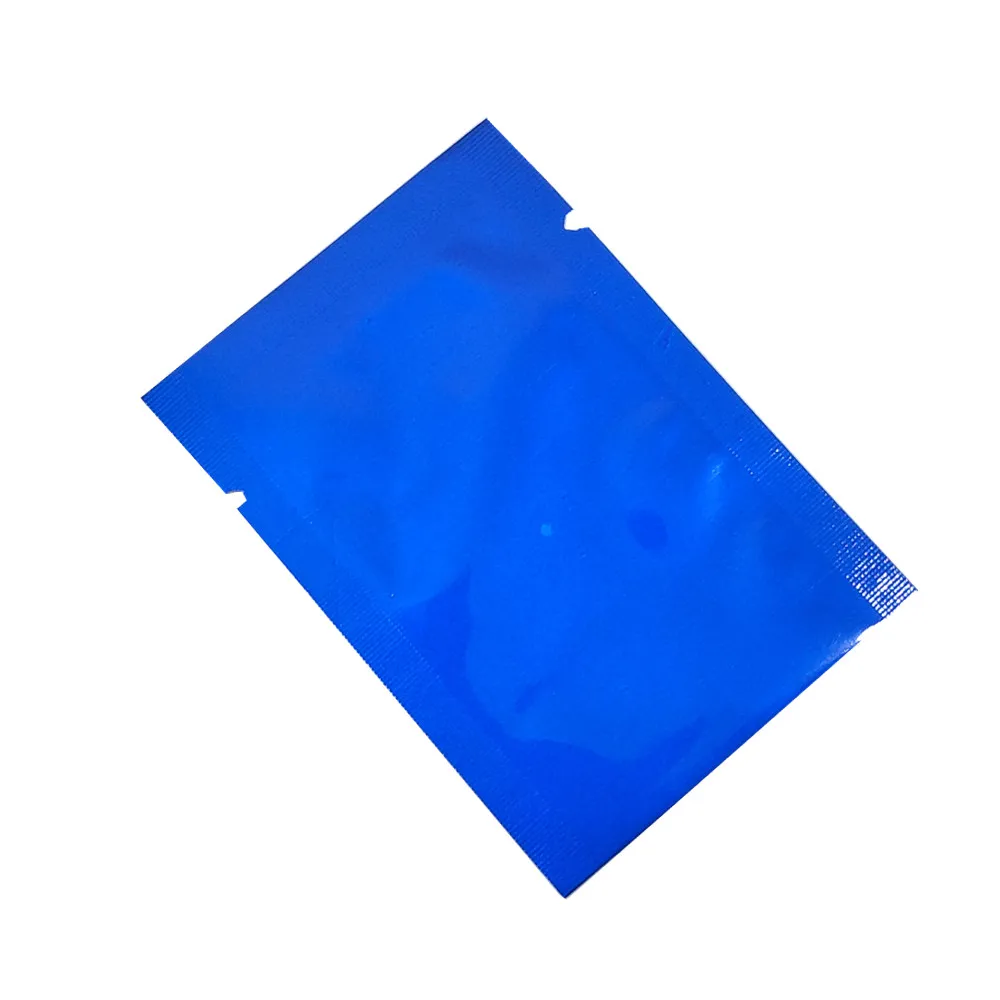1000 unids/lote de bolsas de 8x12cm de colores para embalaje al vac&iacute;o, con sellado t&eacute;rmico, de papel de aluminio Mylar puro, para almacenamiento de especias y caf&eacute;-3
