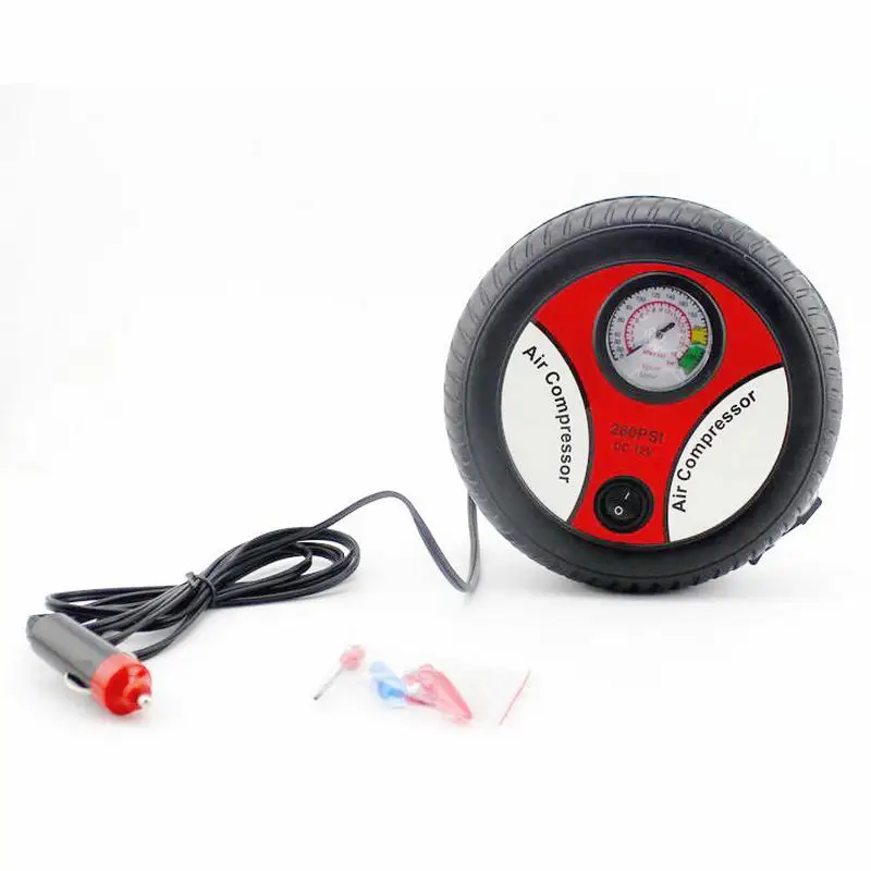 Электрический автомобильный насос для накачивания шин 12 В портативный воздушный