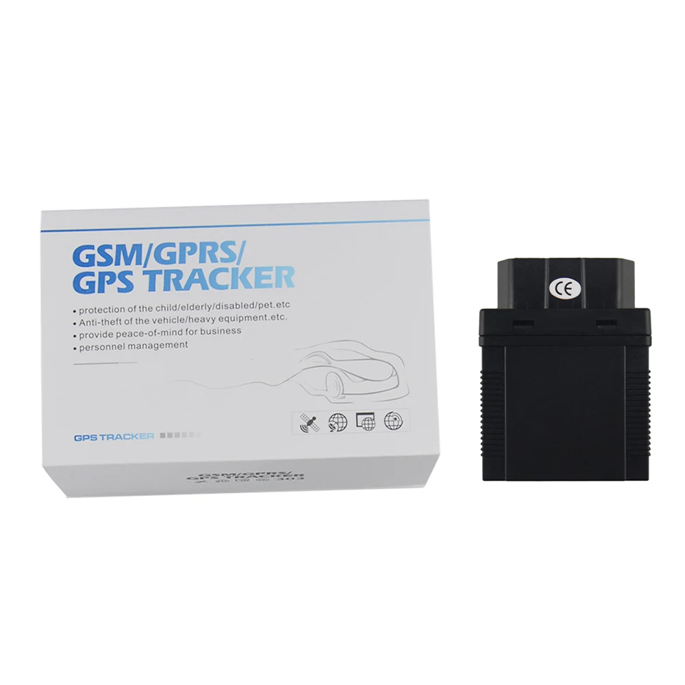 Gps трекер в режиме реального времени OBDII gps 306A TK306A платформа пожизненная коробка дополнительный локатор GSM gps многофункциональный трекер - Цвет: No Box