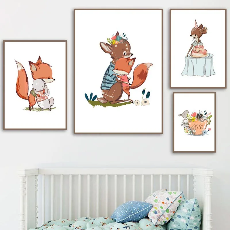 Настенная картина с принтом для дома Постер в скандинавском стиле изображением