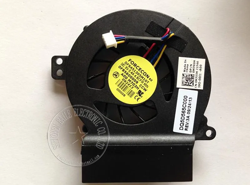 (50 шт./лот) новый вентилятор процессора для DELL 1410 A840 A860 PP37L PP38L Новый охлаждающий