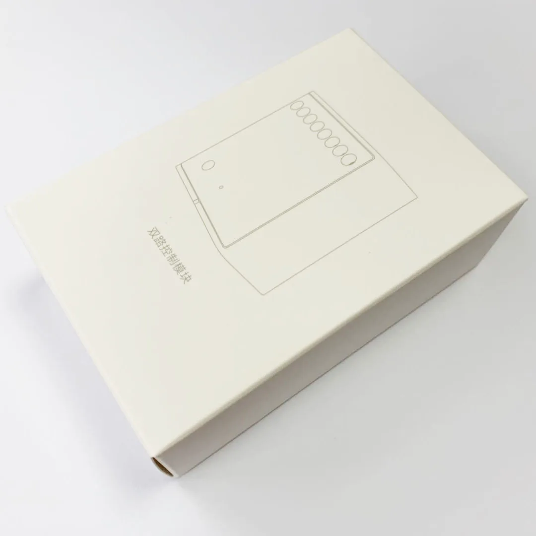Белый Xiaomi Mijia Aqara Eigenstone двухсторонний модуль управления беспроводной релейный контроллер 2 канала работает для Mijia домашний комплект - Цвет: Белый