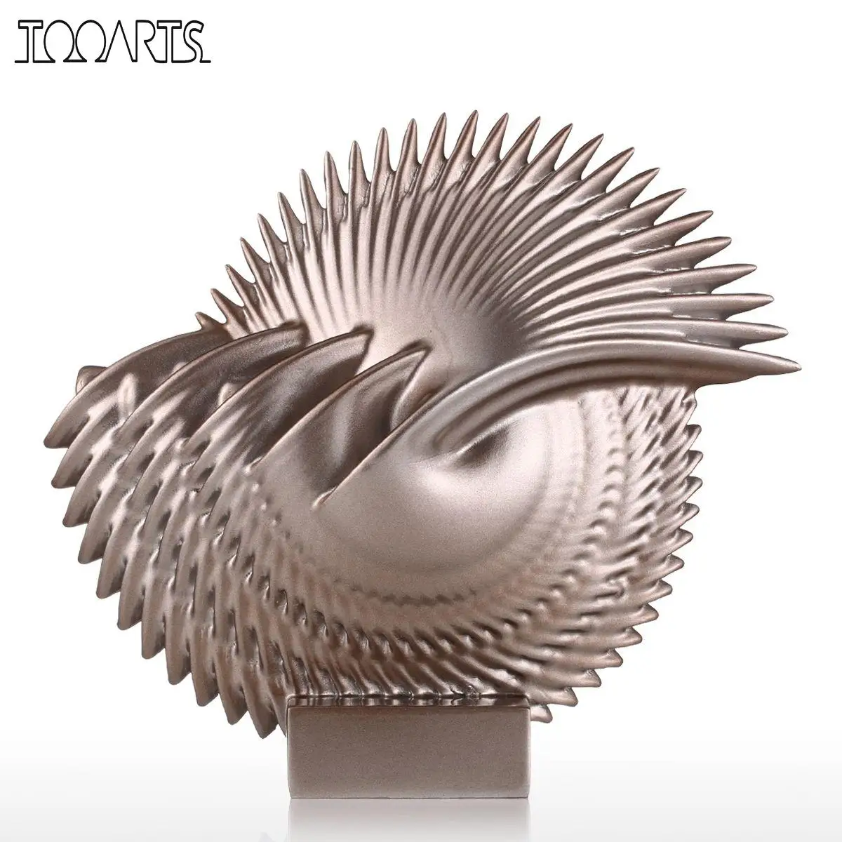 Фигурка из смолы Tooarts Tomfeel миниатюрная фигурка в виде листьев стекловолокна