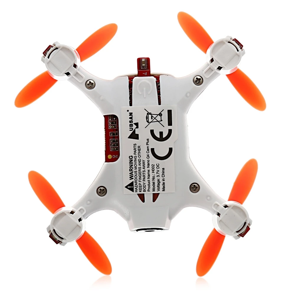 HUBSAN H002 RC Dron Nano Q4 Mini Drone with HD Camera 2.4GHz 4CH 6 Axis Gyro Quadcopter Headless Mode LED Light Helicopters | Игрушки и