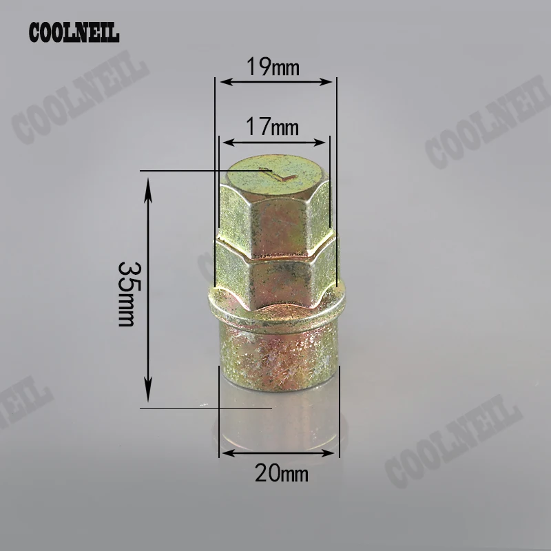 Аксессуары JDM 4x12x1 25 мм болты для блокировки колес защитные и 1x Ключ защита от