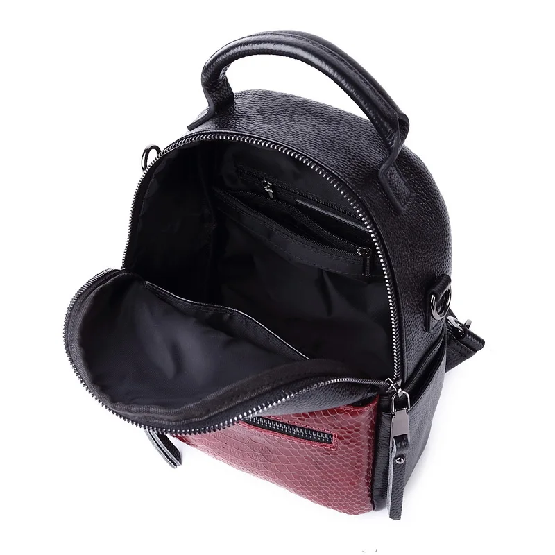 

Small Fast Shipping 100% Genuine Real Leather Women's Backpacks Crocodile Alligator Pattern Ladies Cowhide Casual Party Backpack