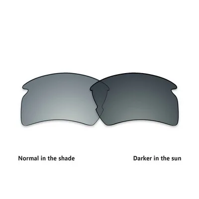 Photochromic Grey ToughAsNails поляризованные Сменные линзы для солнцезащитных очков Оукли Flak 2,0 XL(только линзы)-несколько вариантов - Цвет линз: Photochromic Grey