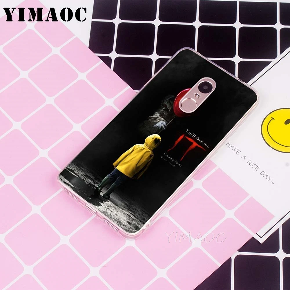 YIMAOC Stephen King s ItSoft TPU чехол для Xiaomi Redmi 6 4X 5A 4A S2 Note 4 5 Pro Plus Mi 8 9 SE A2 A1 MiX 2S MAX 3 |