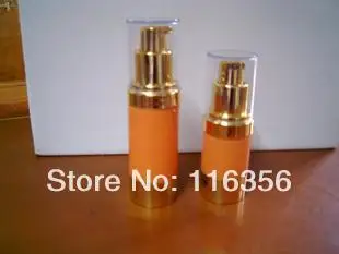 50ML ORANGE airless lotion bottle with airless pump
