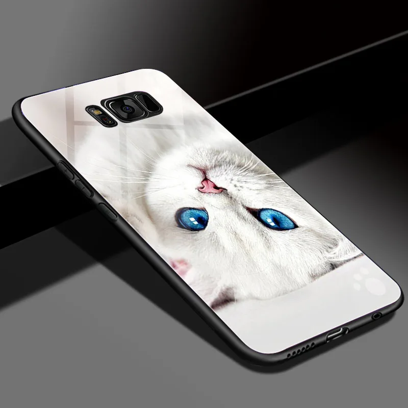 DIY фото по индивидуальному заказу чехол для телефона для samsung Galaxy S8 S9 закаленное Стекло чехол samsung Galaxy A6 A6Plus A7 j3 J5 J7 j530