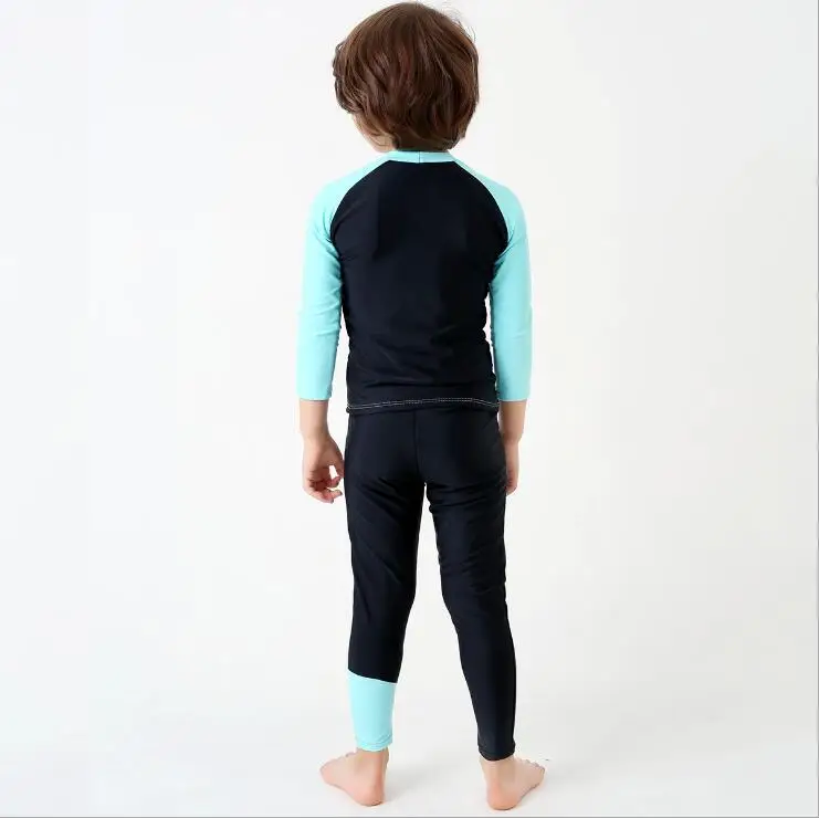 Новинка 2017 года купальник из двух частей для мальчиков купальный костюм Пляжная