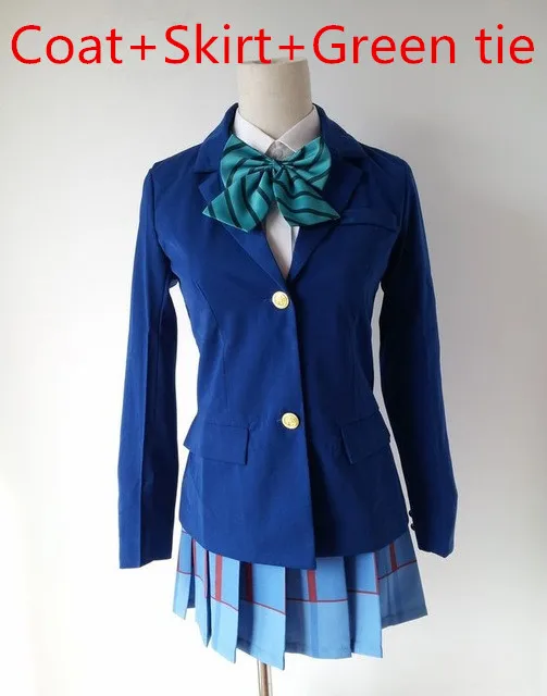 Аниме Lovelive Love Live Косплей Костюм Kousaka Honoka Minami Kotori Ayase Eli Tojo Nozomi Nishikino Маки школьная форма - Цвет: Suit 01