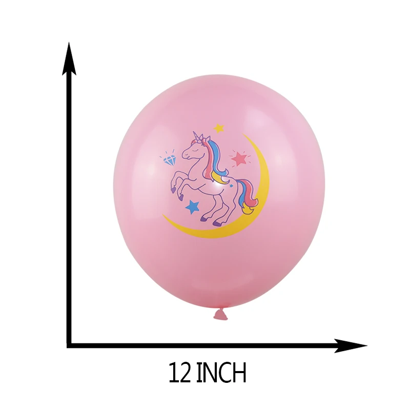 10 шт./лот Единорог латексных воздушных шаров с детского дня рождения