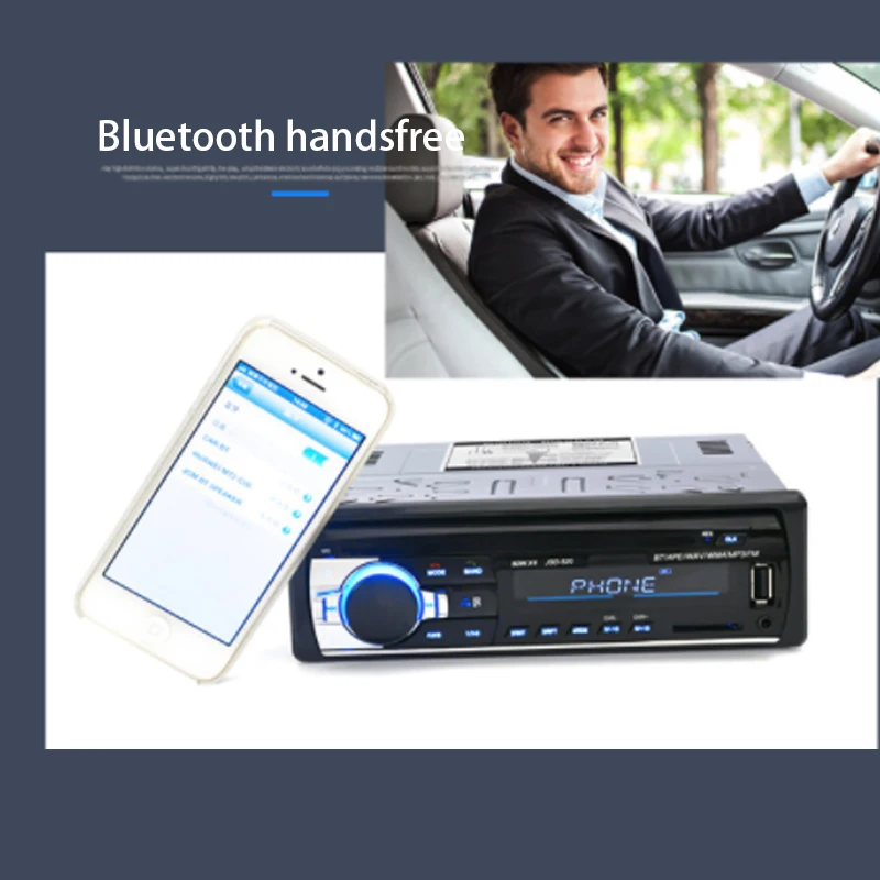 Автомагнитола стерео 1 Din автомагнитола 12 в Bluetooth V2.0 FM Aux вход приемник Mp3 рекордер
