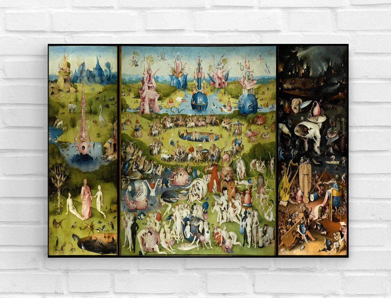 

Artwork Painting The Garden Of Earthly Delights Hieronymus Bosch Silk Poster Decor 12x23 14x27 18x35 24x46 Inch Free Shipping