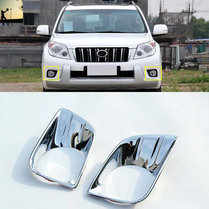 Автомобильный Стайлинг ABS хром Передние Задние противотуманные фары Накладка