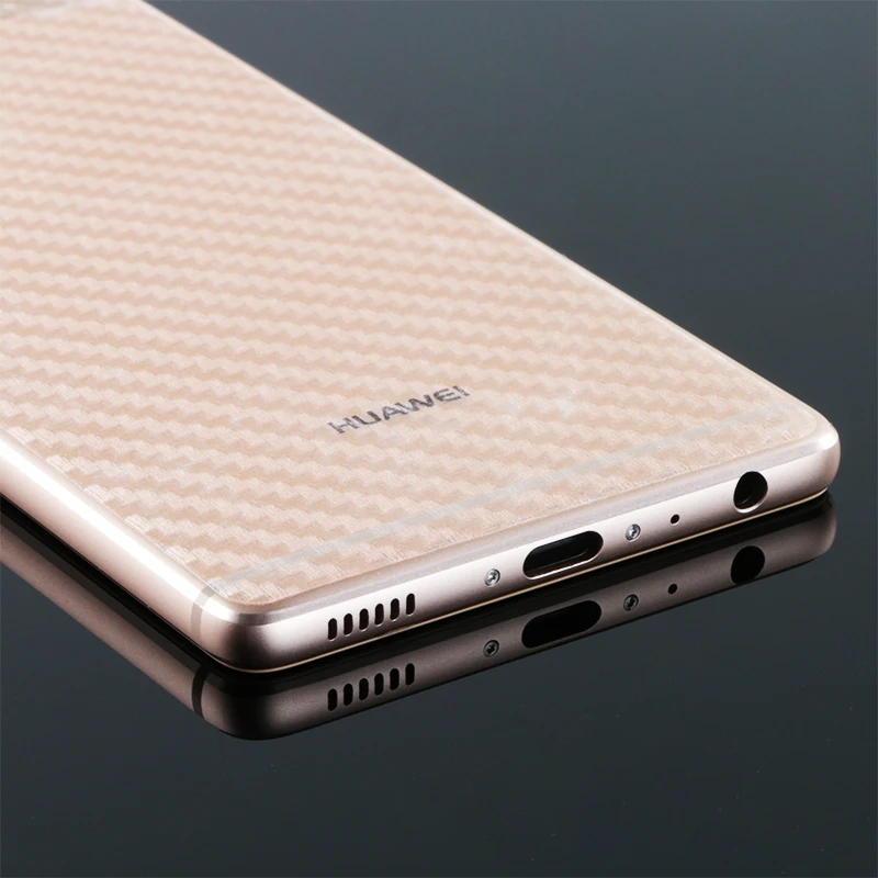 2 упаковки 3D защитная задняя пленка из углеродного волокна для Huawei P8 Lite 2017 Защита