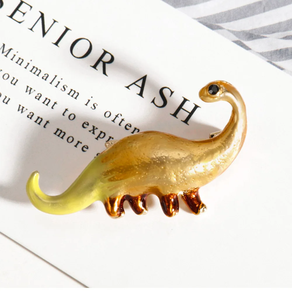 Милая брошь в виде бутоньерки динозавра диких животных Женская/Детская Брошь на