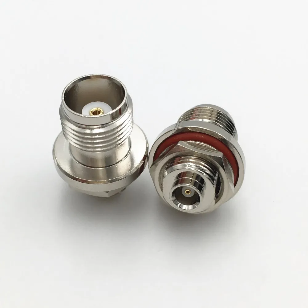 50 шт. латунный TNC Гнездовой разъем к MCX гнездовой RF коаксиальный