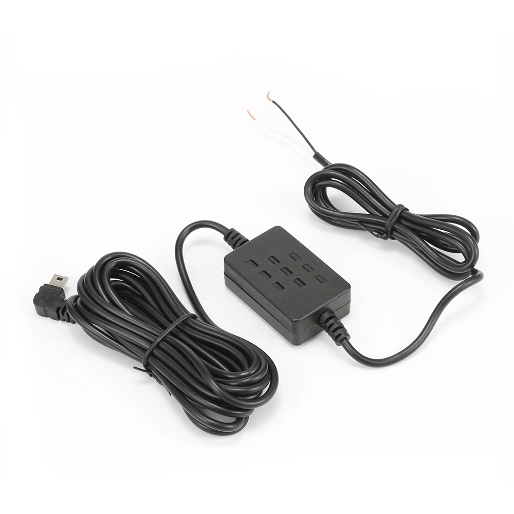 DC12/24 V до 5 2.5A преобразователь Micro Mini USB/DC проводных для регистраторы Hard Wire комплект