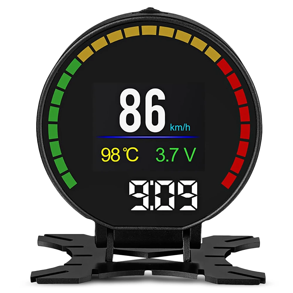 Новый P15 Head Up Дисплей 2 84 дюймов HUD Smart Digital автомобиля OBD Скорость монитор высокого