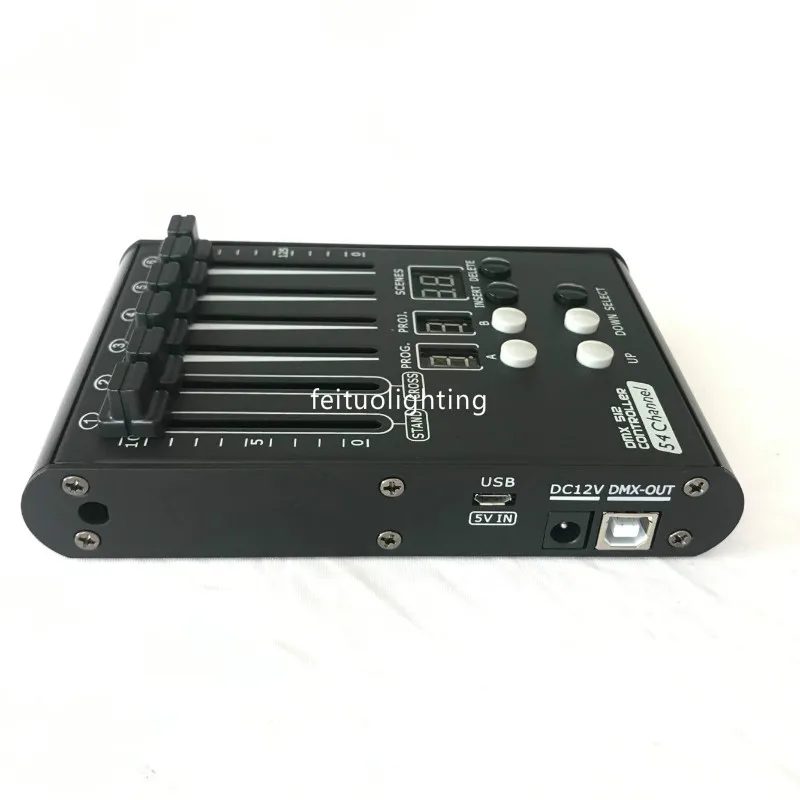 Контроллер DMX Mini 54 канала контроллер DJ DMX512 консоль для освещения сцены диджея