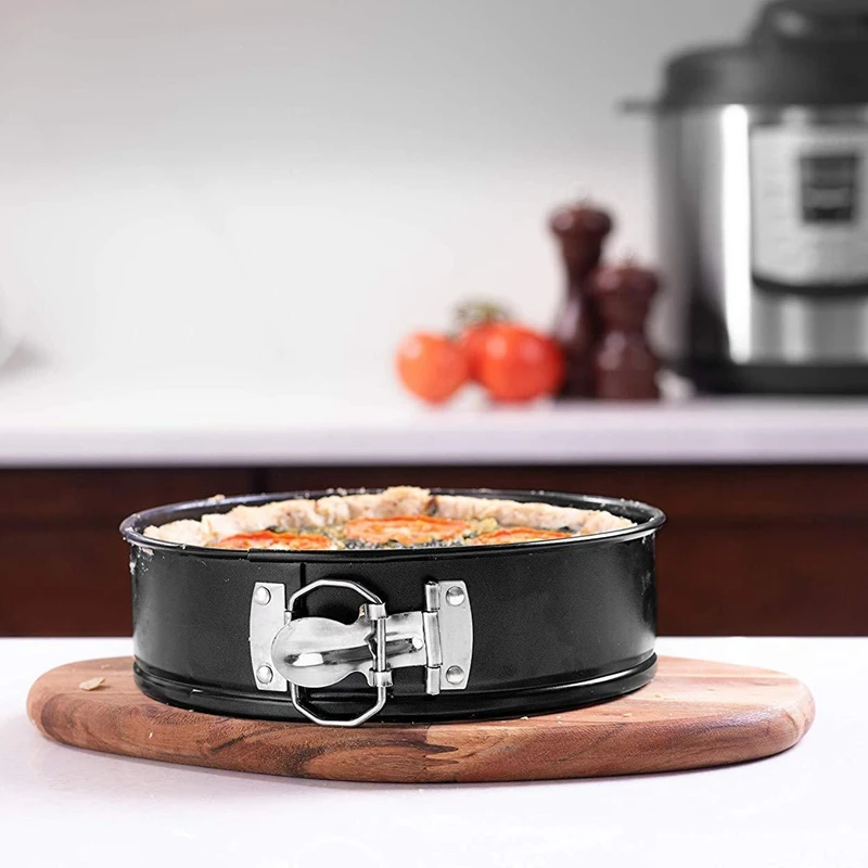 2Pcs Cooking Tools Bakeware Baking Pans Cake Mold Small Round Dish Heavy Carbon Non-Stick Slipknot Removable Base Tray | Дом и сад