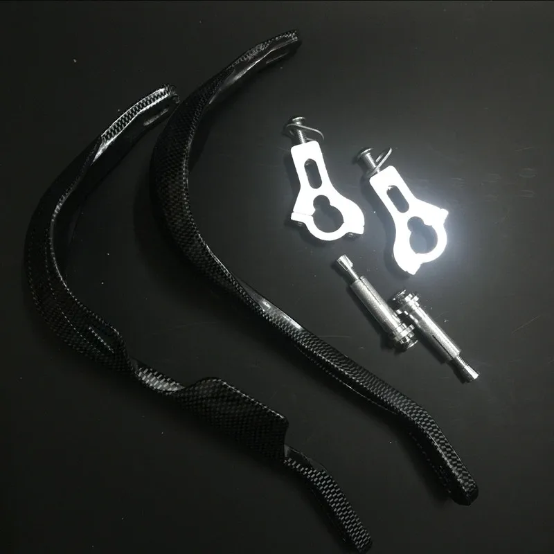 

Carbon Filber Motorcycle Hand Guards Motocross Dirtbike Handguards Handlebar Guards Fit For 7/8" Handlebars