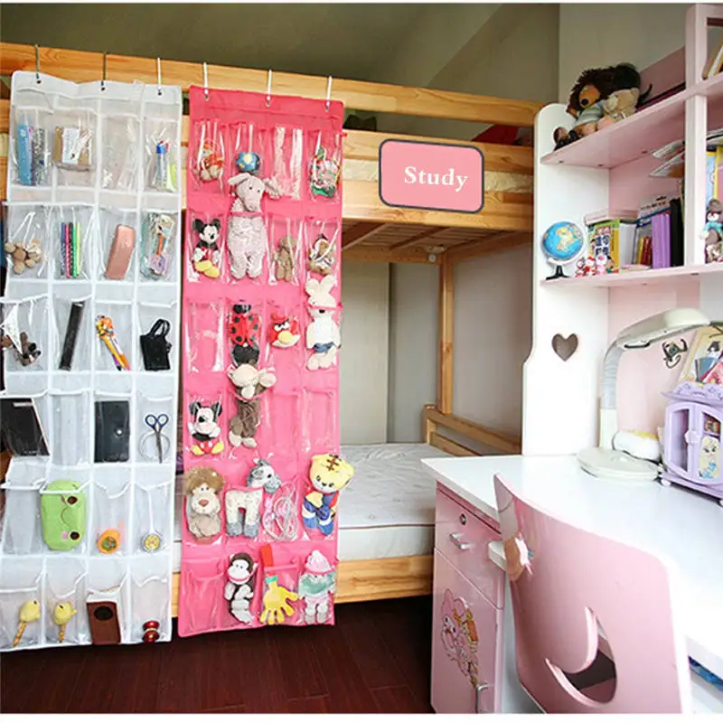 24 кармана для хранения обуви висячая сумка домашний настенный дверной подвесной