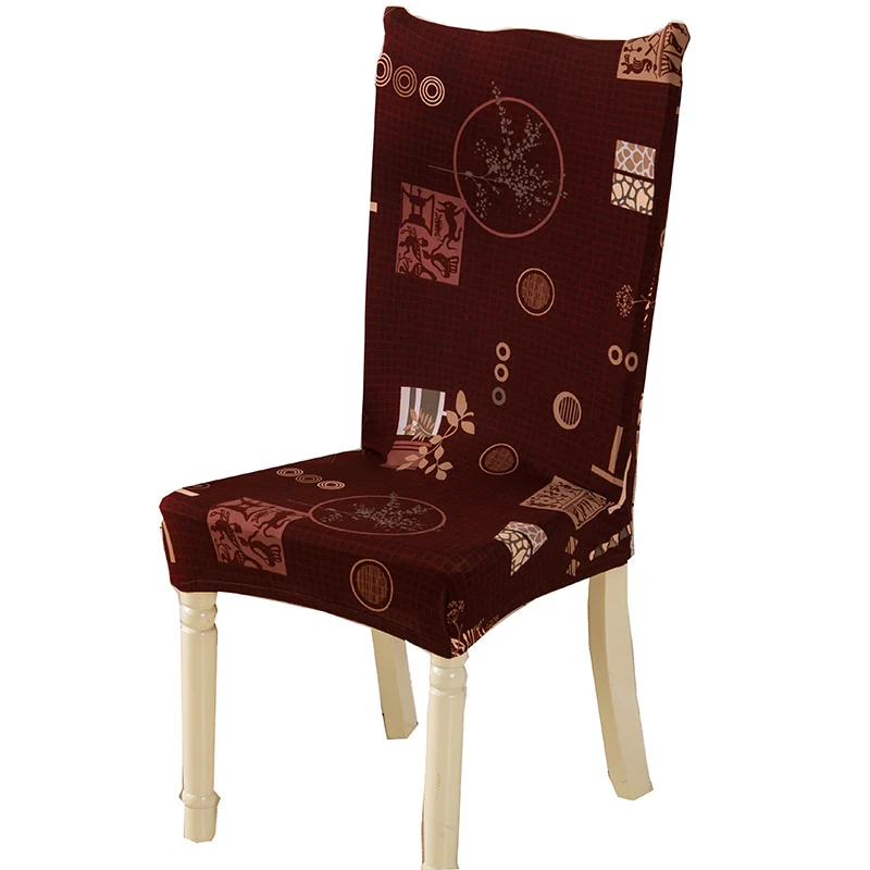 Универсальный Эластичный чехол для стула с цветочным принтом|spandex folding chair