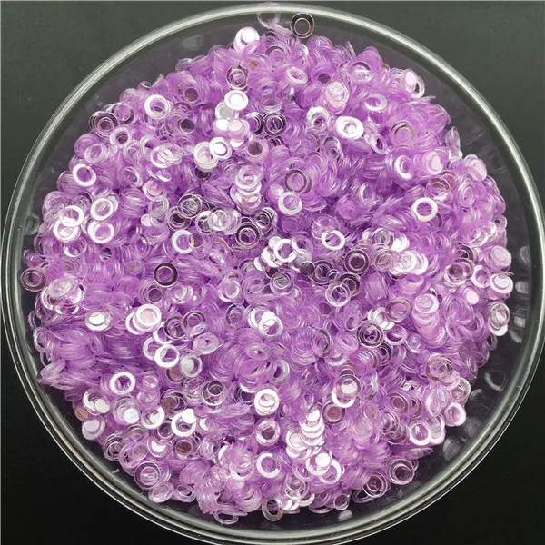 Yz Purple 20g 2 и 3 мм двойной круг из ПВХ свободные блестками блестящие пайетки для ногтей маникюр/шитья/свадебные конфетти украшения - Цвет: Yz Purple