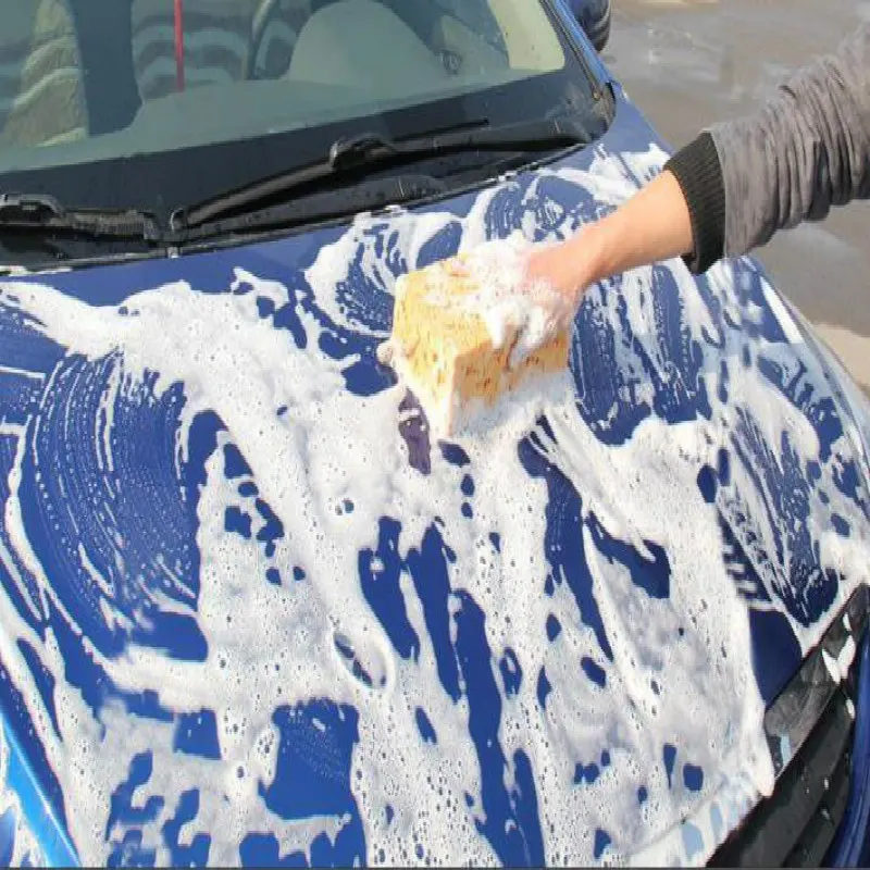 Практичная Чистящая губка для мытья автомобиля мини желтая автомобиля|cleaning