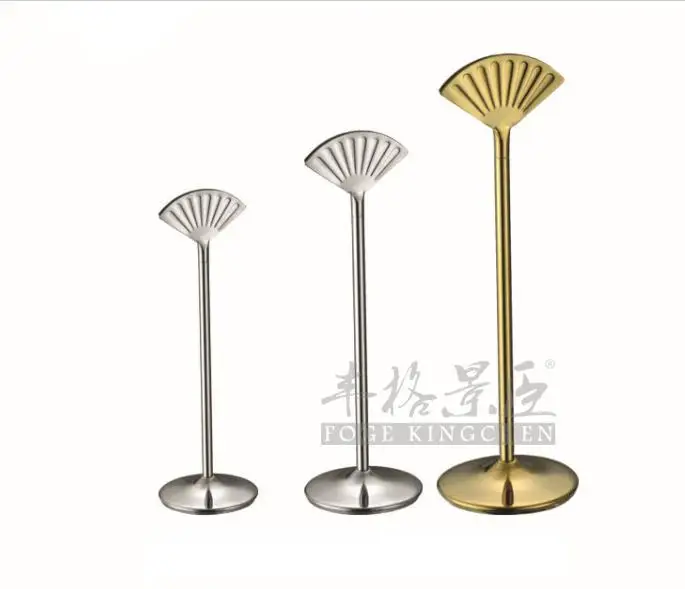 Настольные подставки под номера из нержавеющей стали большие размеры 10/12/14 дюйма