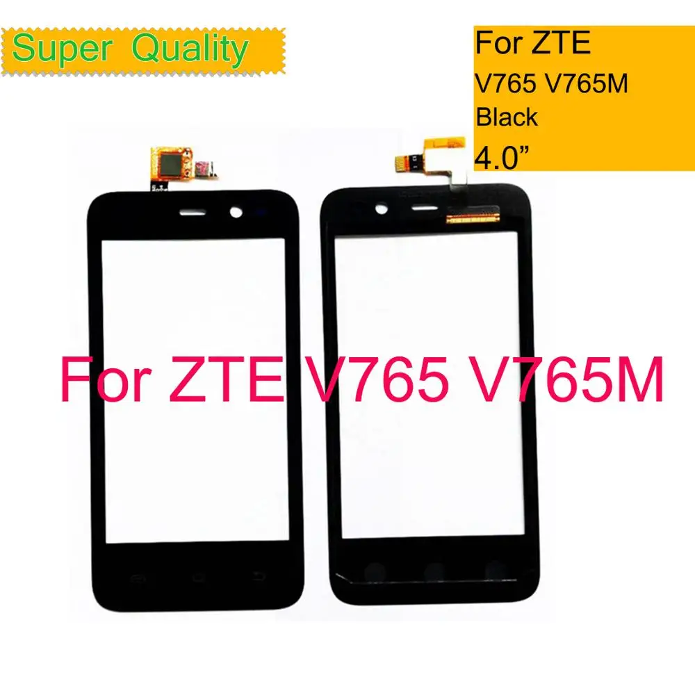 

Original 4.3" For ZTE V765 V765M Touch Screen Digitizer Sensor Outer Glass Lens V765 Touch Panel Replacement NO LCD